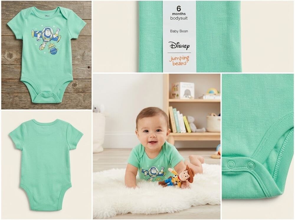 Disney Jumping Beans Toy Story Buzz Lightyear Baby Bodysuit – 6 Months